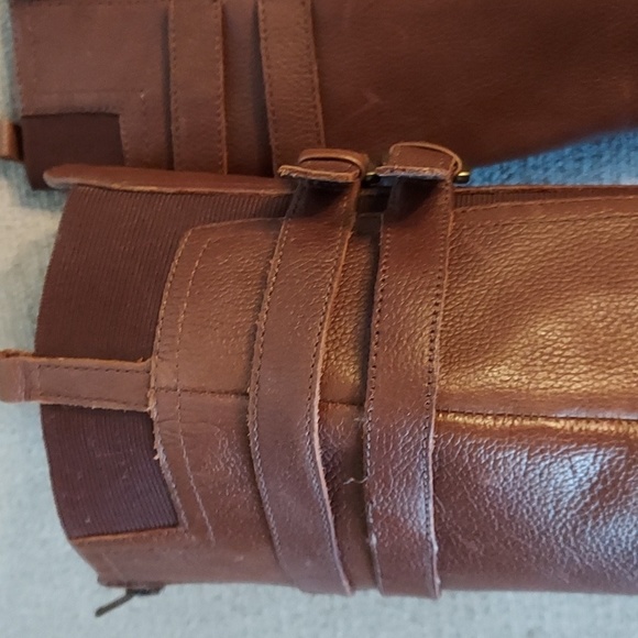 Naturalizer Jesse Riding Knee High Boots Cognoc Brown Size 8 - Picture 10 of 16